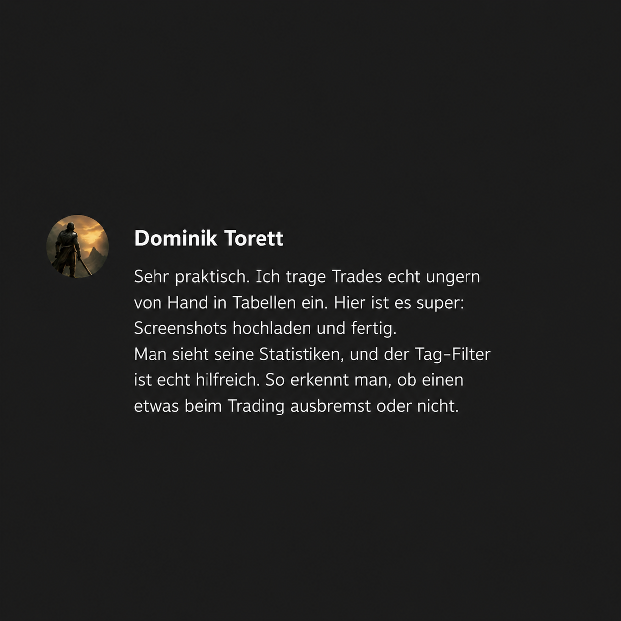 Bewertung — Dominik Torett