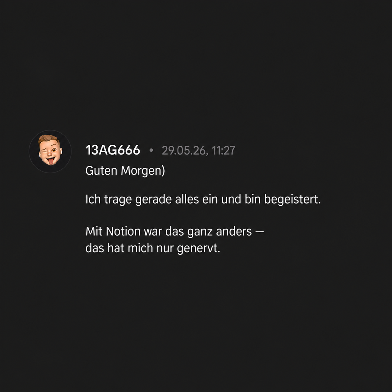 Bewertung — 13AG666