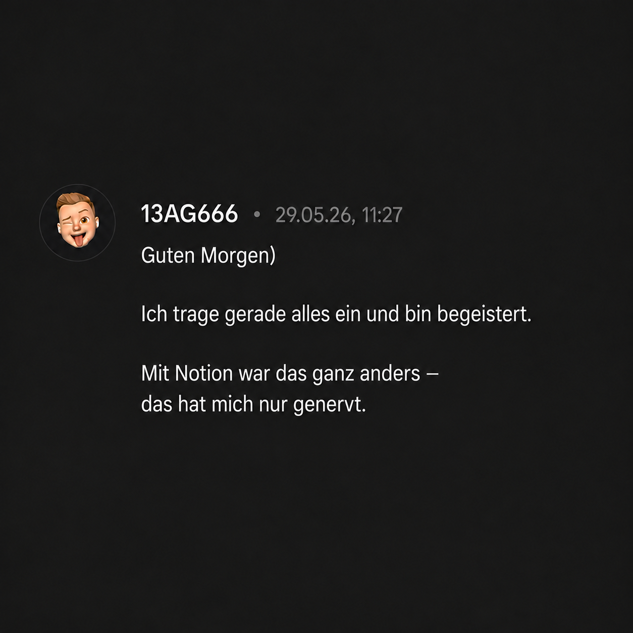 Bewertung — 13AG666